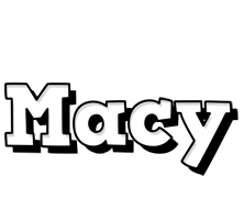 Macy snowing logo