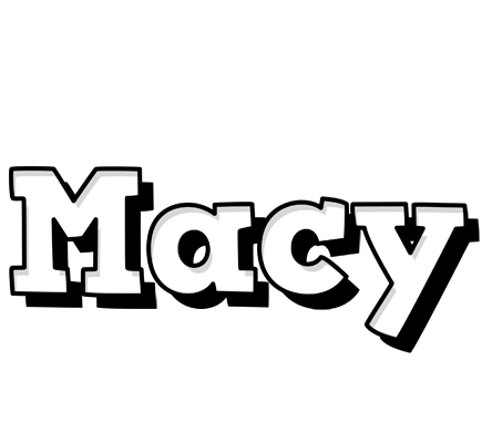 Macy snowing logo
