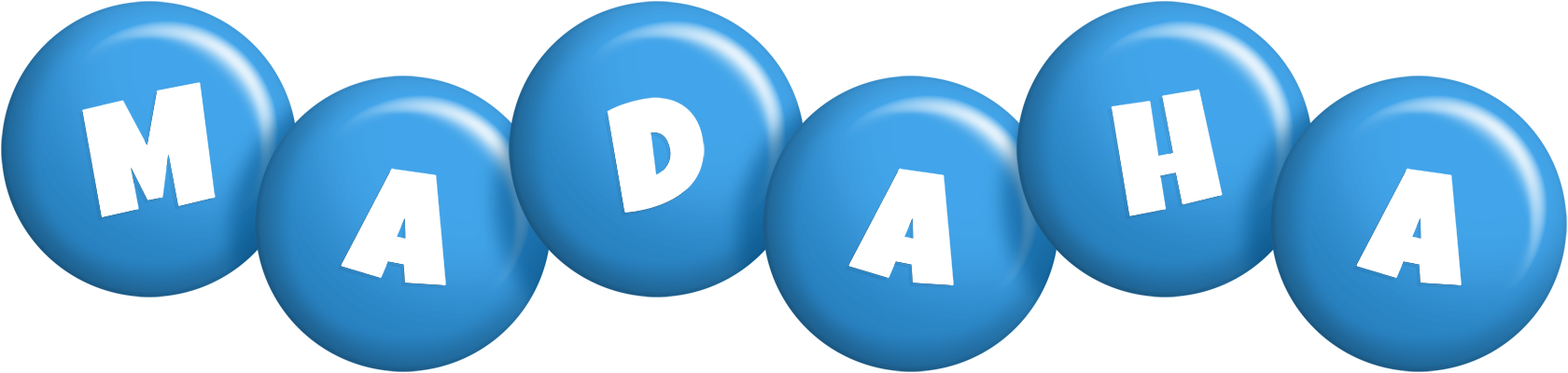 Madaha candy-blue logo