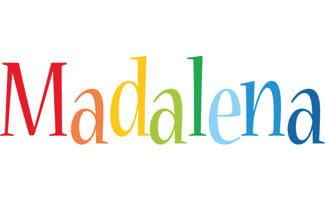 Madalena birthday logo