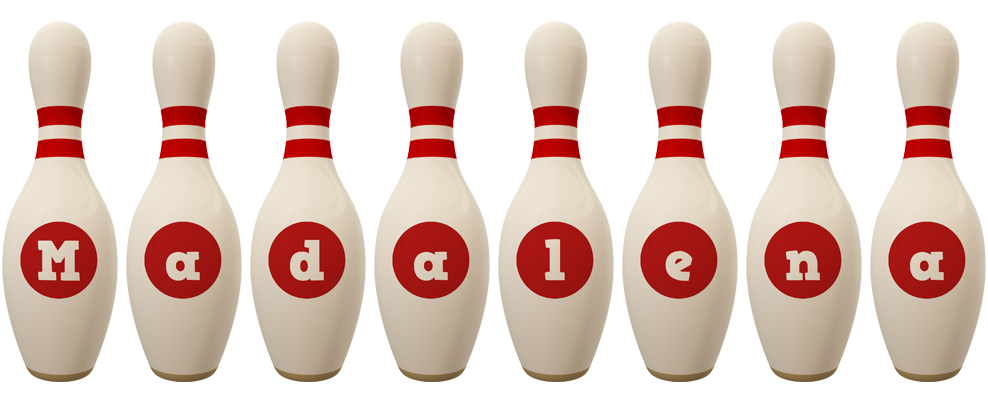 Madalena bowling-pin logo