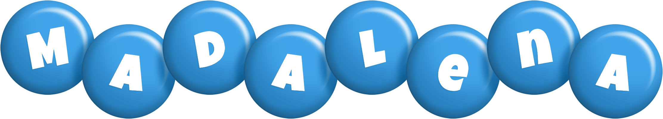 Madalena candy-blue logo