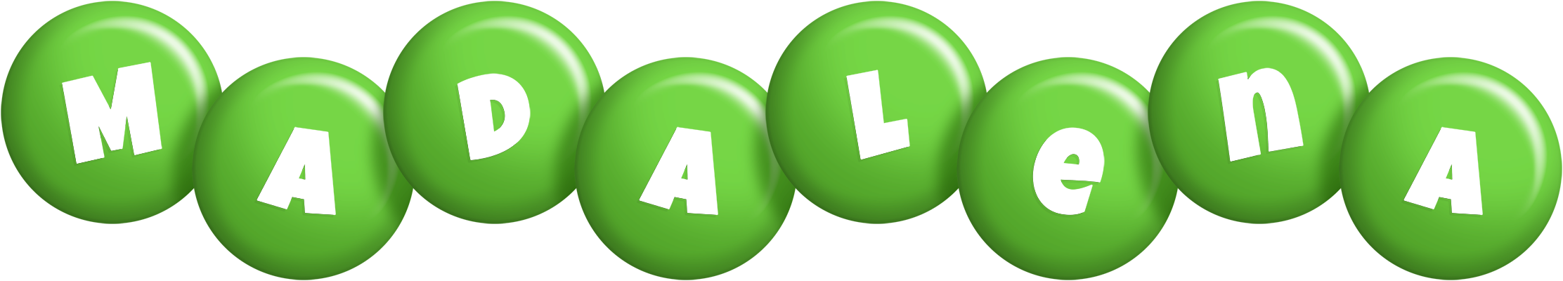 Madalena candy-green logo