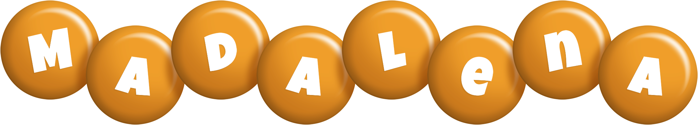 Madalena candy-orange logo
