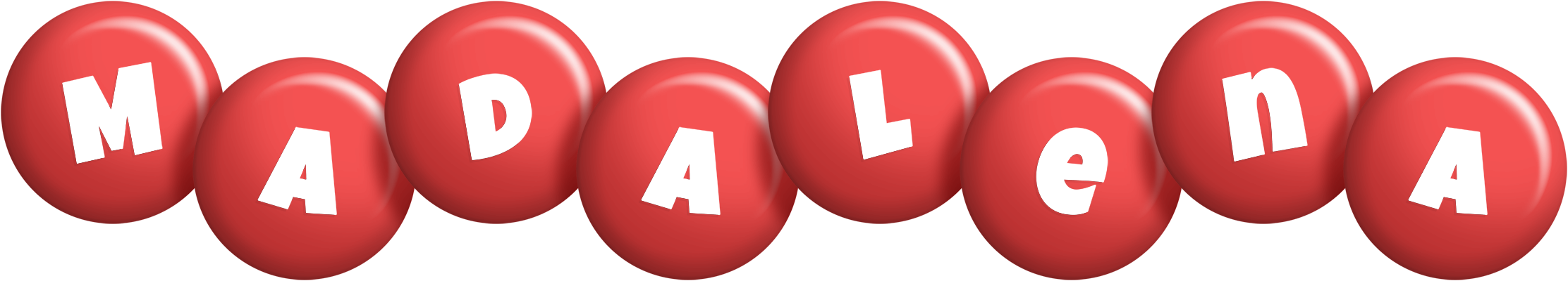 Madalena candy-red logo