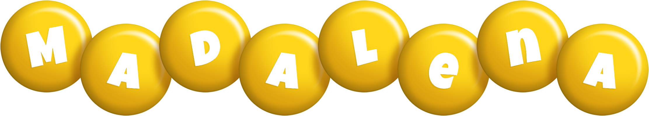 Madalena candy-yellow logo