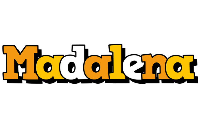 Madalena cartoon logo