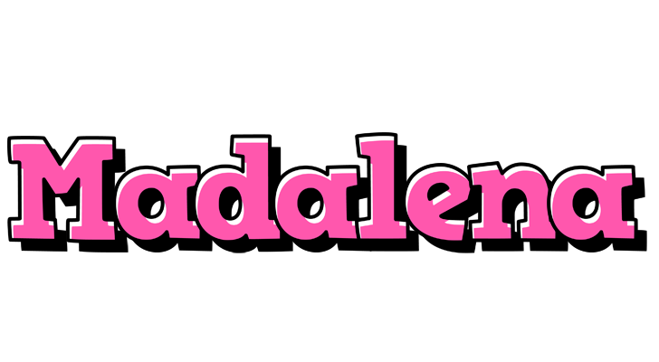 Madalena girlish logo