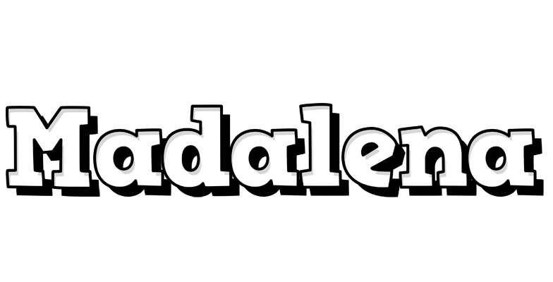 Madalena snowing logo
