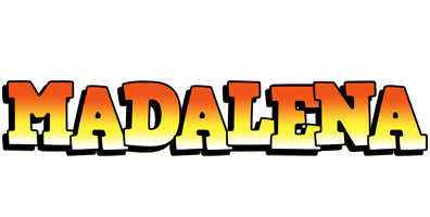 Madalena sunset logo