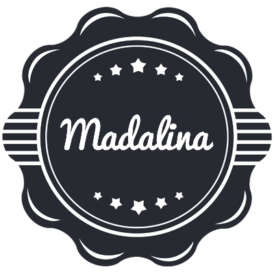 Madalina badge logo