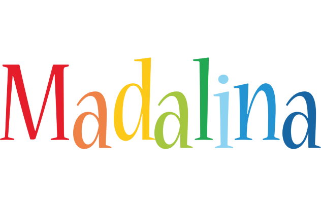 Madalina birthday logo