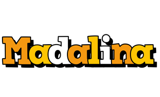 Madalina cartoon logo