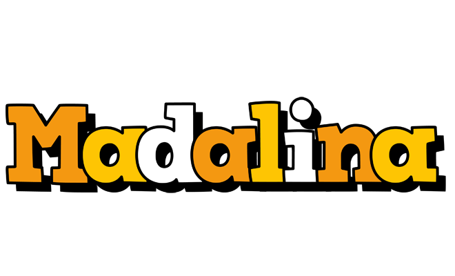 Madalina cartoon logo