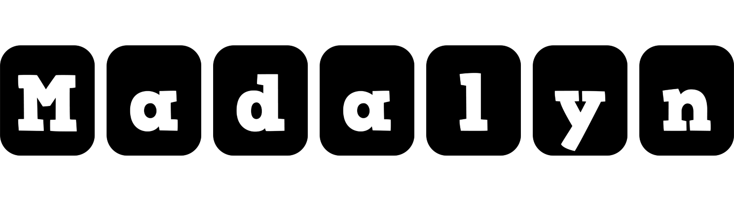 Madalyn box logo