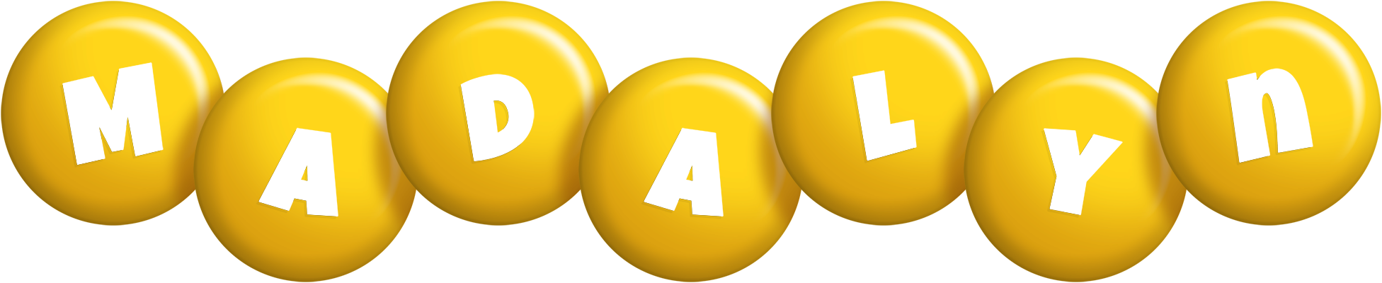 Madalyn candy-yellow logo