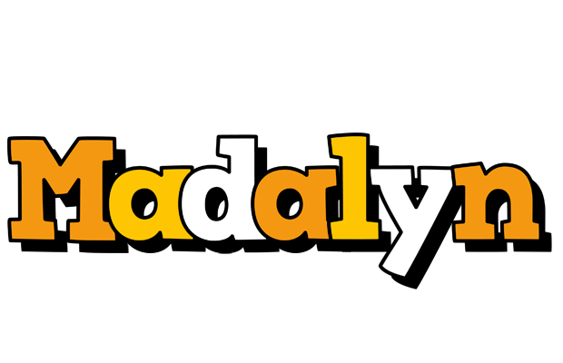 Madalyn cartoon logo