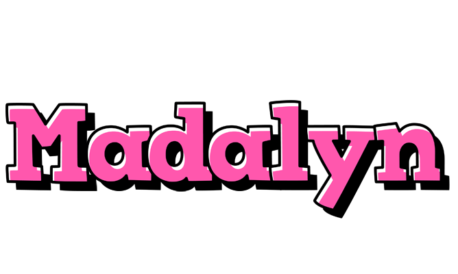 Madalyn girlish logo