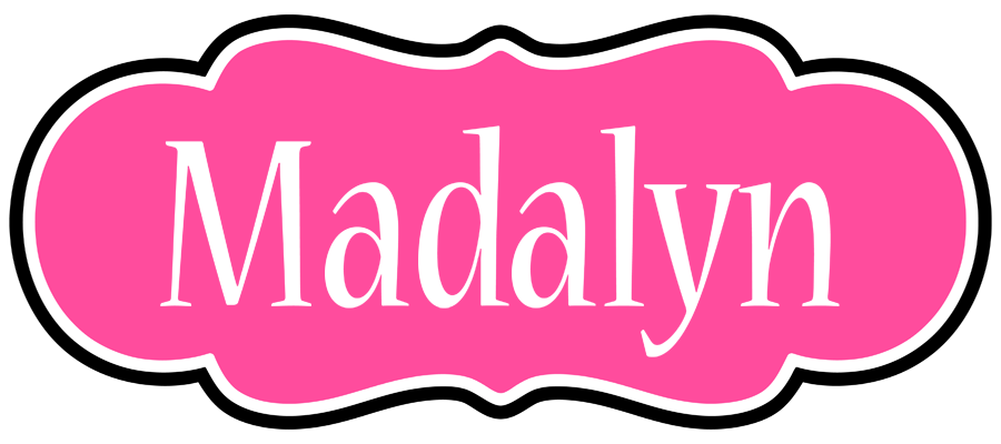 Madalyn invitation logo