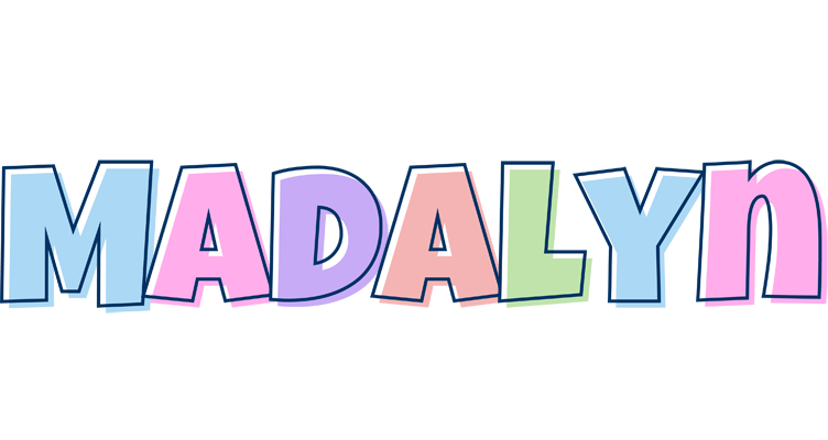 Madalyn pastel logo