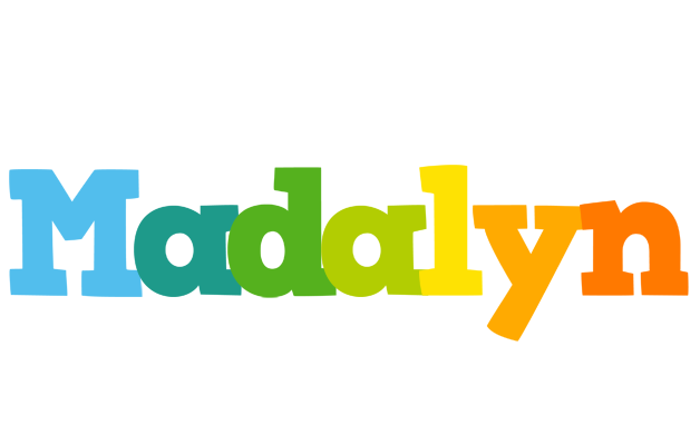 Madalyn rainbows logo