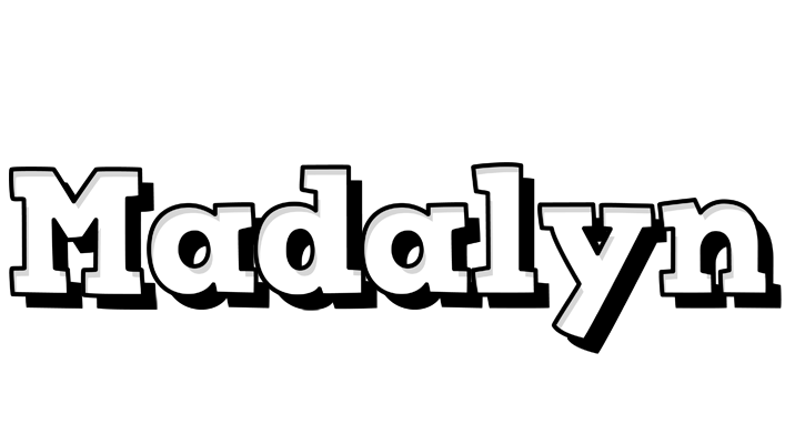 Madalyn snowing logo