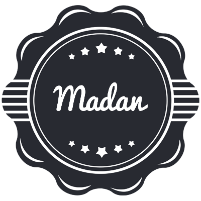 Madan badge logo