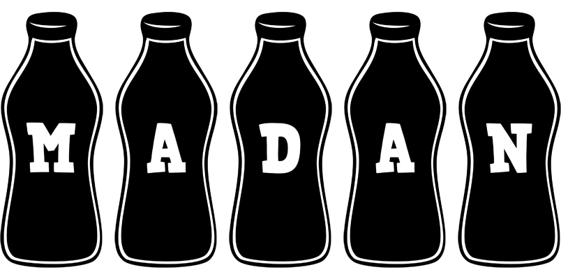 Madan bottle logo