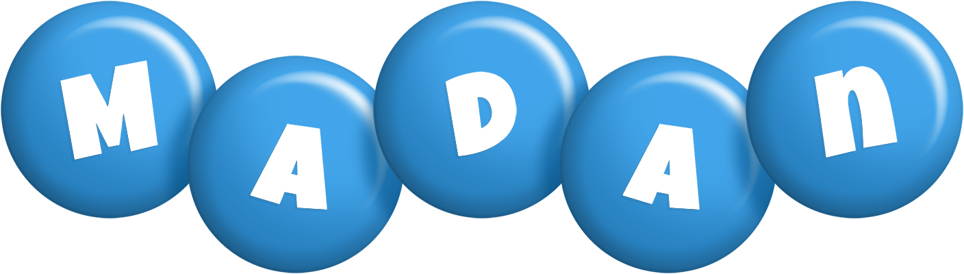 Madan candy-blue logo