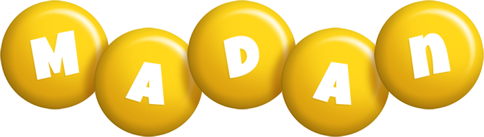 Madan candy-yellow logo