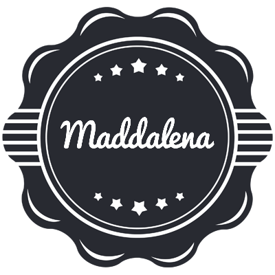 Maddalena badge logo