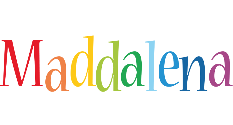 Maddalena birthday logo