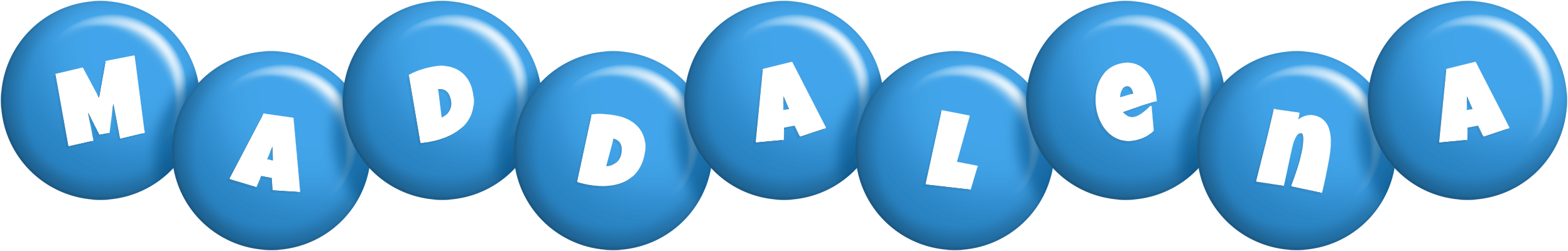 Maddalena candy-blue logo