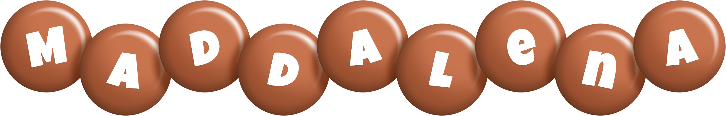 Maddalena candy-brown logo