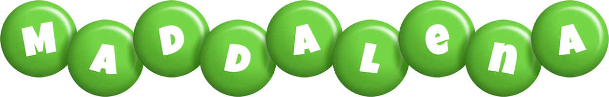 Maddalena candy-green logo