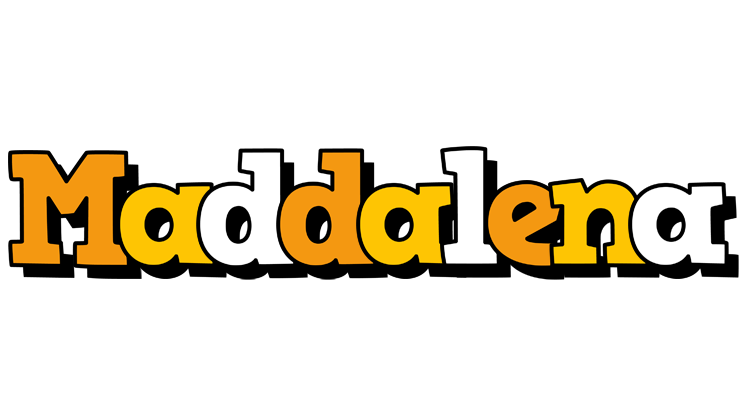 Maddalena cartoon logo
