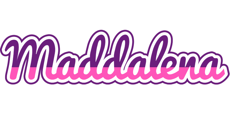 Maddalena cheerful logo