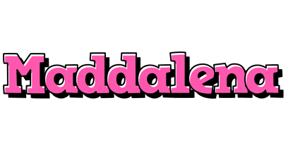 Maddalena girlish logo