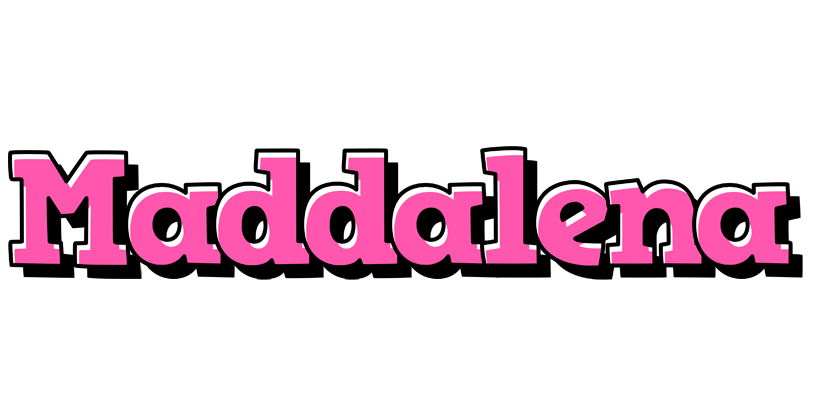Maddalena girlish logo