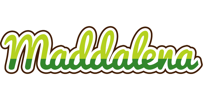 Maddalena golfing logo