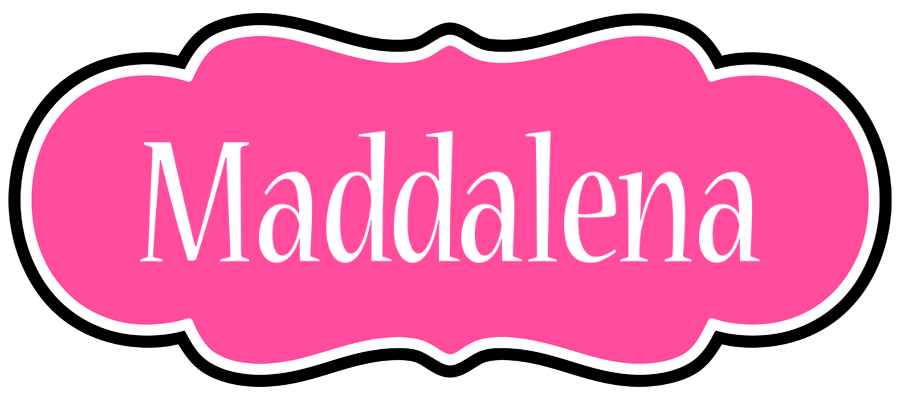 Maddalena invitation logo