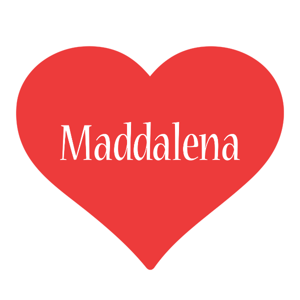 Maddalena love logo