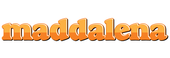 Maddalena orange logo