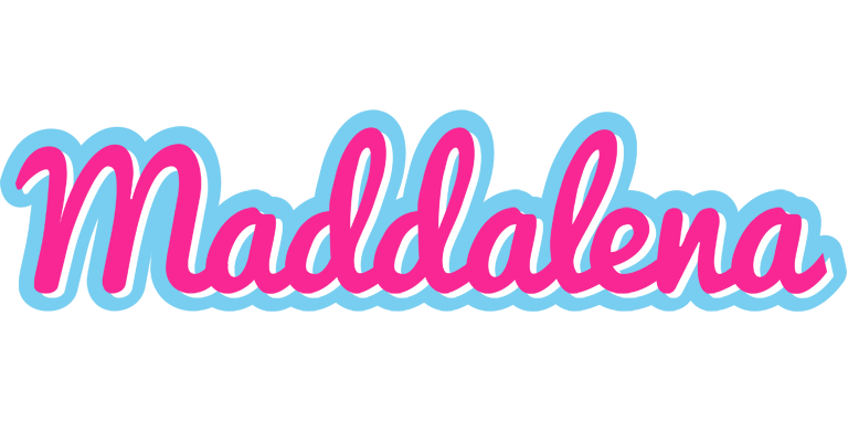 Maddalena popstar logo