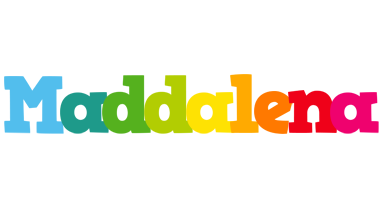 Maddalena rainbows logo