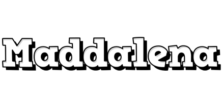 Maddalena snowing logo