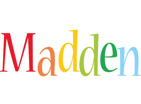 Madden birthday logo