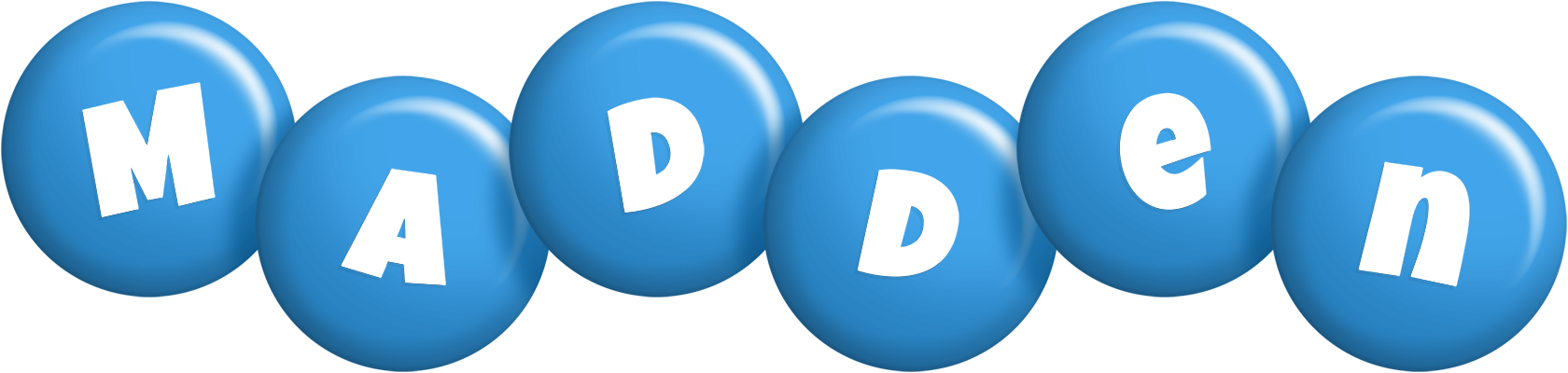 Madden candy-blue logo