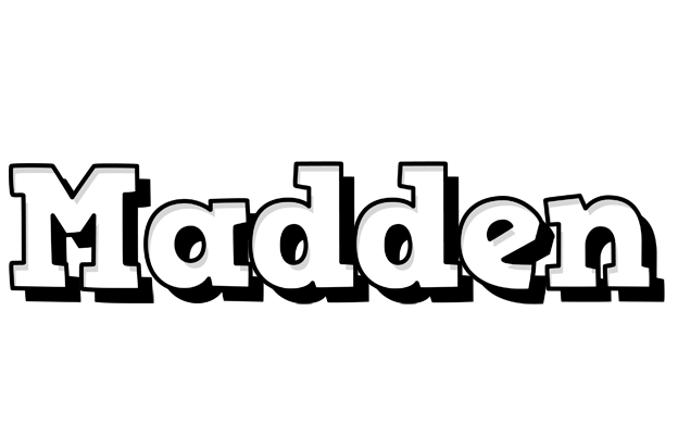Madden snowing logo