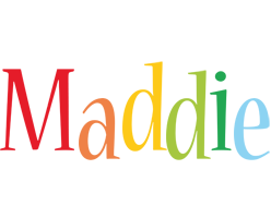 Maddie birthday logo